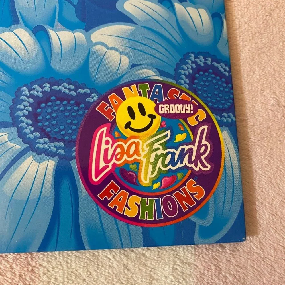 Vintage Lisa Frank Butterflies Flowers Fantastic Fashions Folder *Unpunched
